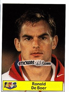 Sticker Ronald De Boer - Star Publishing Euro 2000. European Football Championship n. 184 - NO EDITOR