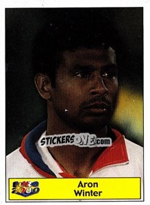 Sticker Aron Winter - Star Publishing Euro 2000. European Football Championship n. 186 - NO EDITOR