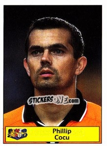 Sticker Phillip Cocu - Star Publishing Euro 2000. European Football Championship n. 187 - NO EDITOR