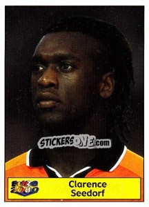 Cromo Clarence Seedorf - Star Publishing Euro 2000. European Football Championship - NO EDITOR