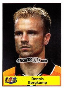 Sticker Dennis Bergkamp - Star Publishing Euro 2000. European Football Championship - NO EDITOR