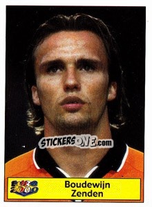 Sticker Boudewijn Zenden - Star Publishing Euro 2000. European Football Championship - NO EDITOR
