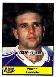 Sticker Vincent Candela - Star Publishing Euro 2000. European Football Championship n. 196 - NO EDITOR