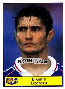 Sticker Bixente Lizarazu - Star Publishing Euro 2000. European Football Championship - NO EDITOR