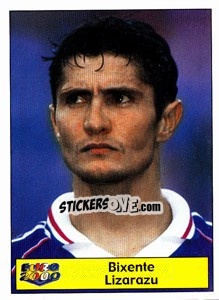 Sticker Bixente Lizarazu - Star Publishing Euro 2000. European Football Championship n. 198 - NO EDITOR