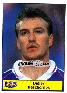 Sticker Didier Deschamps - Star Publishing Euro 2000. European Football Championship n. 202 - NO EDITOR