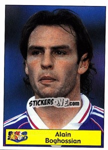 Sticker Alain Boghossian - Star Publishing Euro 2000. European Football Championship n. 203 - NO EDITOR