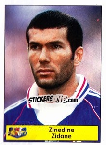 Figurina Zinedine Zidane - Star Publishing Euro 2000. European Football Championship - NO EDITOR