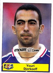 Sticker Youri Djorkaeff - Star Publishing Euro 2000. European Football Championship n. 208 - NO EDITOR