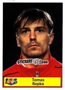 Sticker Tomas Repka - Star Publishing Euro 2000. European Football Championship n. 212 - NO EDITOR