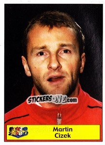 Sticker Martin Cizek - Star Publishing Euro 2000. European Football Championship n. 218 - NO EDITOR