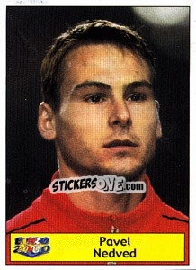 Sticker Pavel Nedved - Star Publishing Euro 2000. European Football Championship n. 222 - NO EDITOR