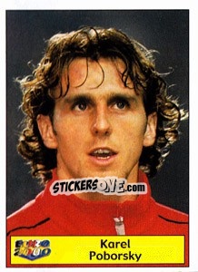 Sticker Karel Poborsky - Star Publishing Euro 2000. European Football Championship n. 223 - NO EDITOR