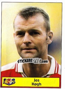 Sticker Jes Hogh - Star Publishing Euro 2000. European Football Championship - NO EDITOR