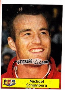 Sticker Michael Schjonberg - Star Publishing Euro 2000. European Football Championship n. 231 - NO EDITOR