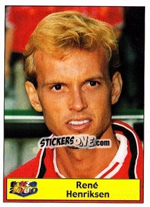 Sticker Rene Henriksen - Star Publishing Euro 2000. European Football Championship - NO EDITOR