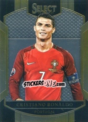 Sticker Cristiano Ronaldo - Select Soccer 2016-2017 n. 1 - Panini
