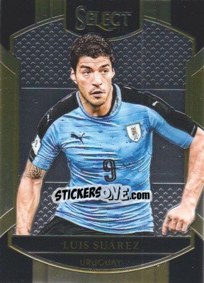 Sticker Luis Suarez - Select Soccer 2016-2017 n. 3 - Panini