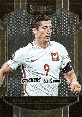 Sticker Robert Lewandowski - Select Soccer 2016-2017 n. 5 - Panini