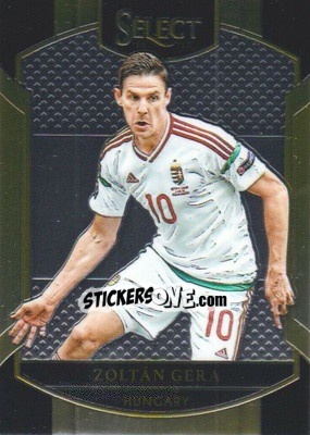 Sticker Zoltan Gera - Select Soccer 2016-2017 n. 6 - Panini