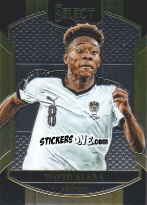 Sticker David Alaba - Select Soccer 2016-2017 n. 14 - Panini