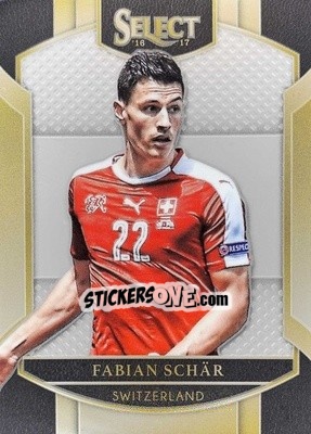 Sticker Fabian Schar - Select Soccer 2016-2017 n. 20 - Panini