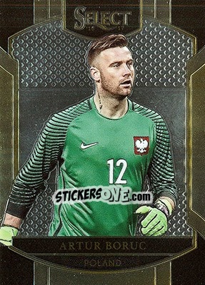 Sticker Artur Boruc - Select Soccer 2016-2017 n. 35 - Panini