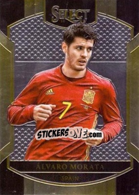 Sticker Alvaro Morata - Select Soccer 2016-2017 n. 45 - Panini