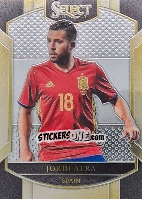 Sticker Jordi Alba - Select Soccer 2016-2017 - Panini
