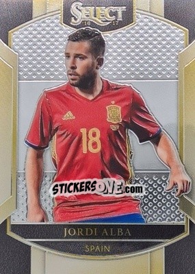 Figurina Jordi Alba - Select Soccer 2016-2017 - Panini