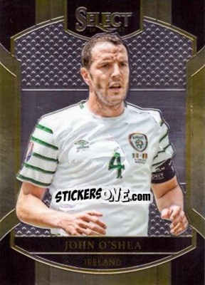 Sticker John O'Shea - Select Soccer 2016-2017 - Panini