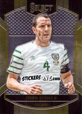 Figurina John O'Shea - Select Soccer 2016-2017 - Panini