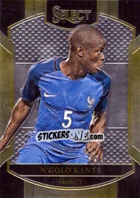 Sticker N'Golo Kante - Select Soccer 2016-2017 n. 73 - Panini