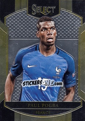 Sticker Paul Pogba - Select Soccer 2016-2017 n. 86 - Panini