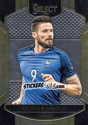 Sticker Olivier Giroud - Select Soccer 2016-2017 n. 90 - Panini