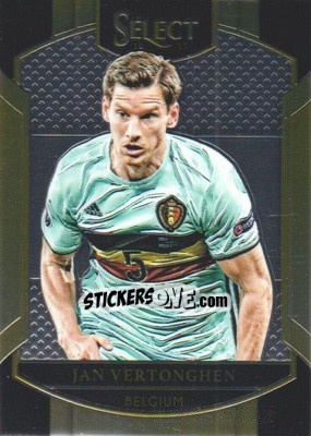 Sticker Jan Vertonghen - Select Soccer 2016-2017 - Panini