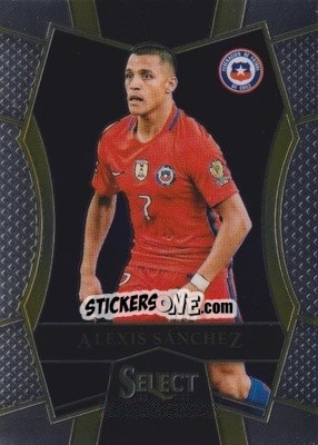 Sticker Alexis Sanchez - Select Soccer 2016-2017 n. 105 - Panini
