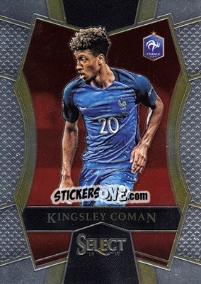 Sticker Kingsley Coman - Select Soccer 2016-2017 - Panini