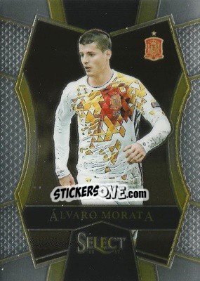Sticker Alvaro Morata - Select Soccer 2016-2017 n. 124 - Panini