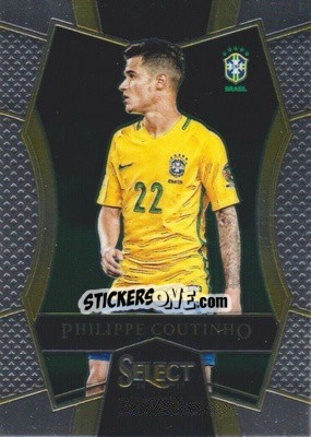 Sticker Philippe Coutinho - Select Soccer 2016-2017 n. 198 - Panini