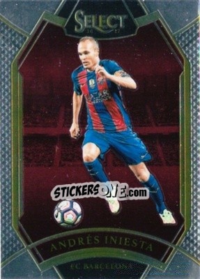 Sticker Andres Iniesta - Select Soccer 2016-2017 n. 225 - Panini