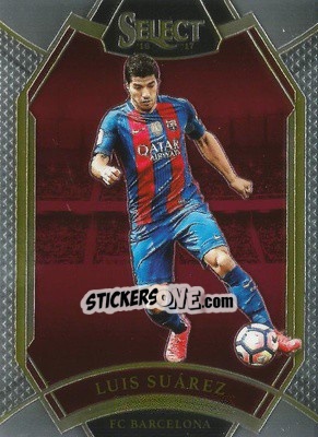 Sticker Luis Suarez - Select Soccer 2016-2017 - Panini
