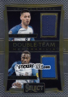 Sticker Clint Dempsey / Jozy Altidore - Select Soccer 2016-2017 n. DT-DA - Panini