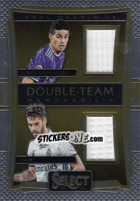 Sticker Isco / James Rodriguez - Select Soccer 2016-2017 n. DT-IR - Panini
