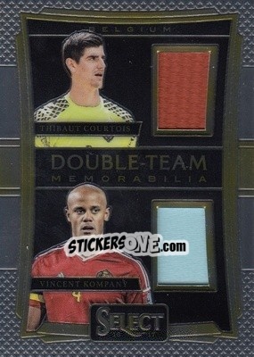 Cromo Vincent Kompany / Thibaut Courtois - Select Soccer 2016-2017 - Panini