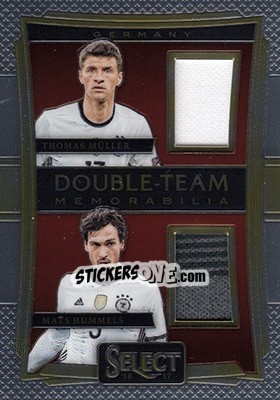 Sticker Thomas Muller / Mats Hummels - Select Soccer 2016-2017 n. DT-MH - Panini