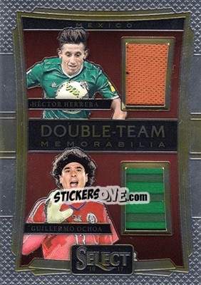 Sticker Guillermo Ochoa / Hector Herrera - Select Soccer 2016-2017 - Panini