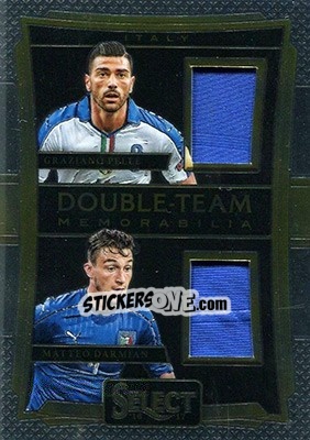 Sticker Graziano Pelle / Matteo Darmian - Select Soccer 2016-2017 n. DT-PD - Panini