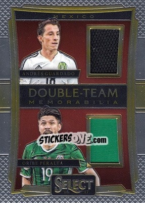 Sticker Oribe Peralta / Andres Guardado - Select Soccer 2016-2017 n. DT-PG - Panini