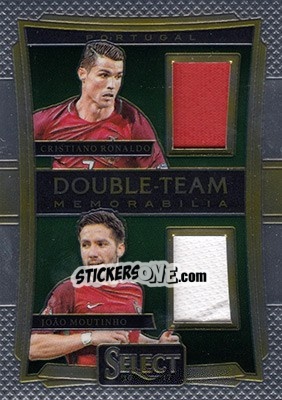 Sticker Cristiano Ronaldo / Joao Moutinho - Select Soccer 2016-2017 n. DT-RM - Panini